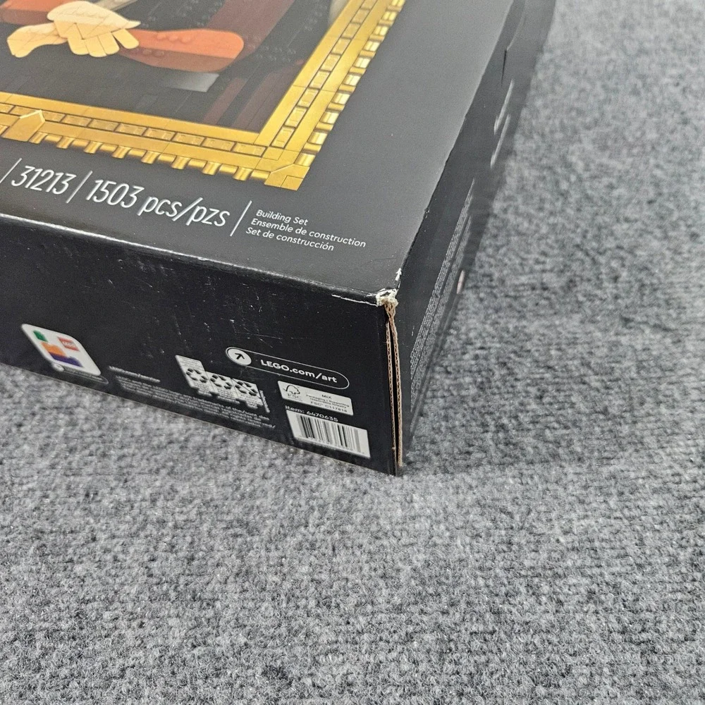 LEGO Art Mona Lisa 31213 Set Adult 1503pcs Gold Frame Da Vinci Masterpiece Decor